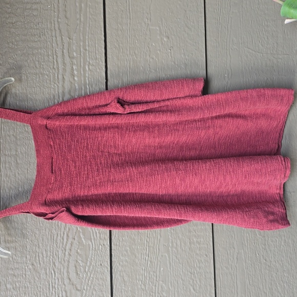 Torrid Dark Coral Pink Orange puce Knit Cold Shoulder Top 2X - Picture 11 of 12